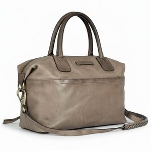 Frye Jenny Taupe Brown Satchel
